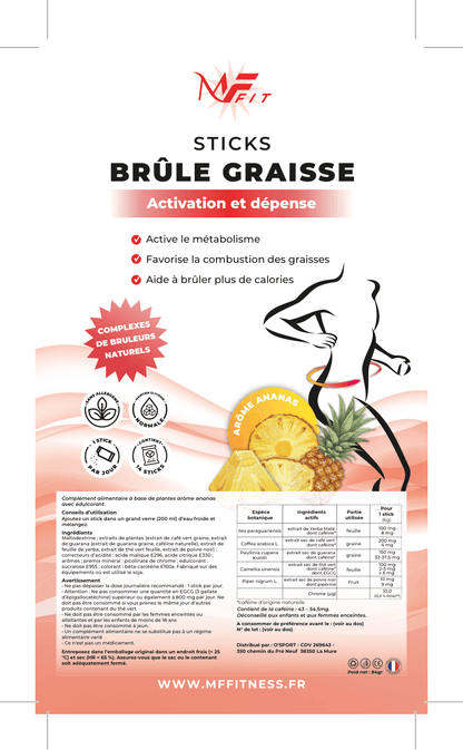 Sticks Brûle Graisse – Ananas